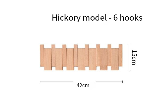 Piano Key Wooden Coat Hanger