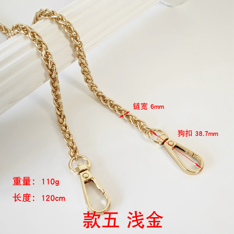 DIY Woven Metal Bag Strap