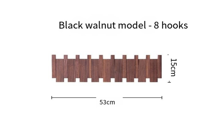 Piano Key Wooden Coat Hanger