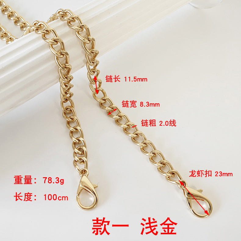 DIY Woven Metal Bag Strap