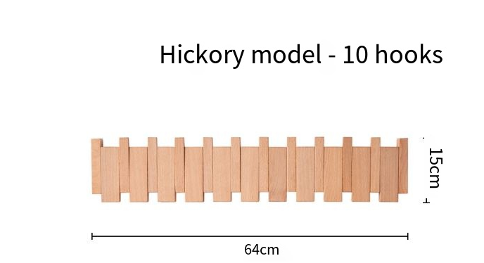 Piano Key Wooden Coat Hanger