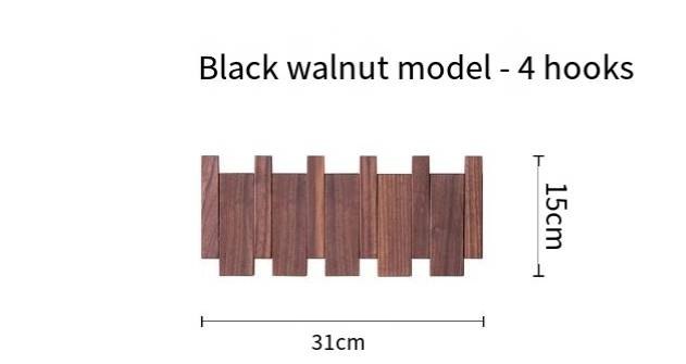 Piano Key Wooden Coat Hanger