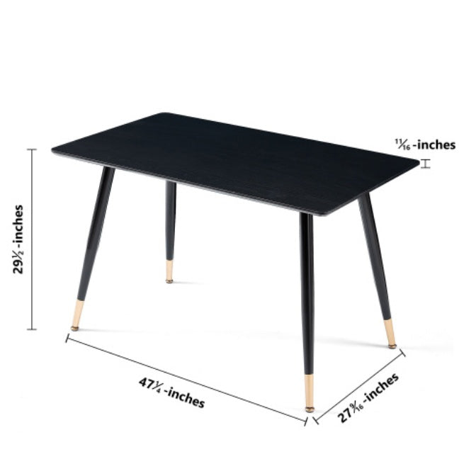 Smart Modern Black Dining Table
