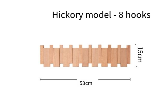 Piano Key Wooden Coat Hanger