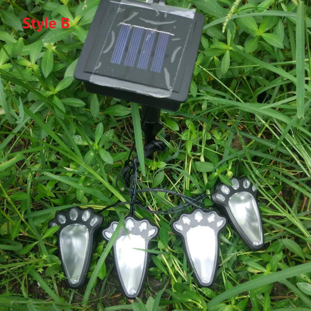 Luminous Bear Paw Solar Light