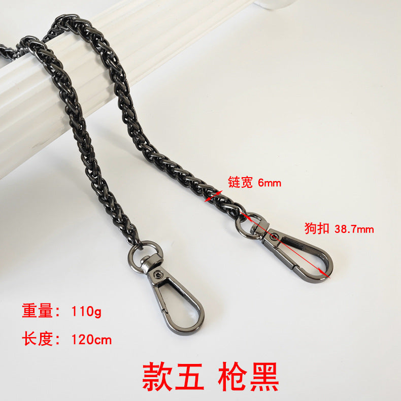 DIY Woven Metal Bag Strap