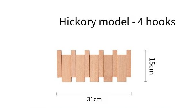 Piano Key Wooden Coat Hanger