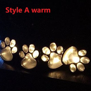 Luminous Bear Paw Solar Light