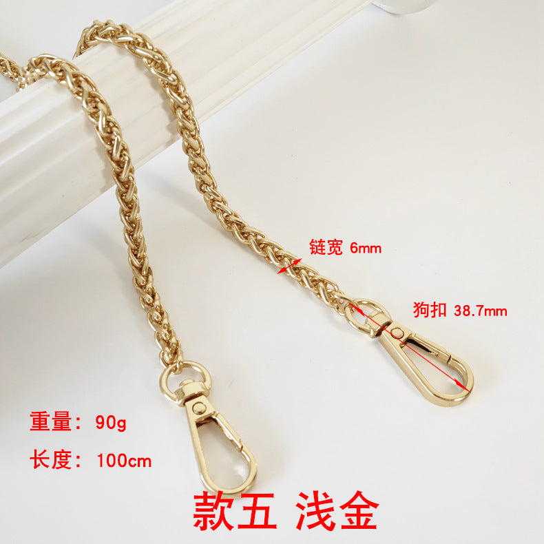 DIY Woven Metal Bag Strap