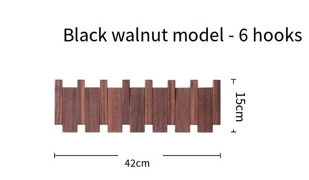 Piano Key Wooden Coat Hanger