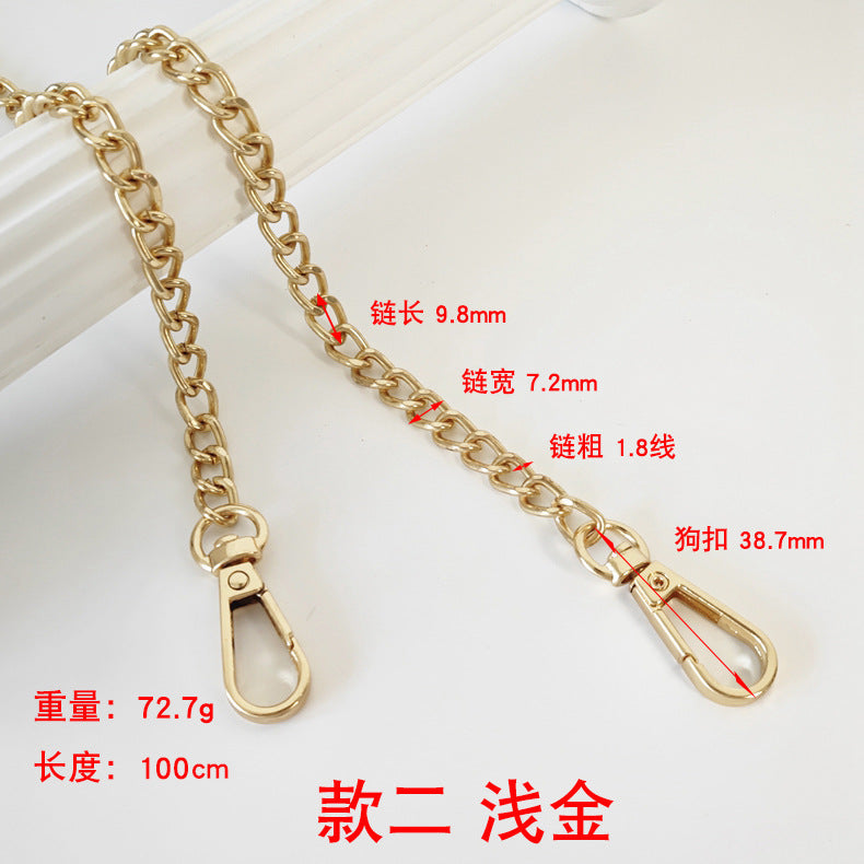 DIY Woven Metal Bag Strap